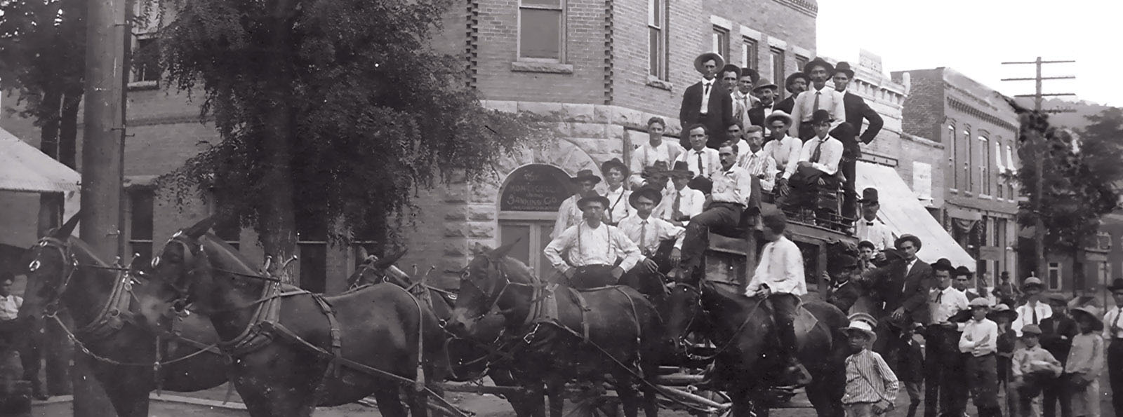 vintage photo of Cathay Swift, KY townsfolk standing in front of Cathay Swift circa late 1800s